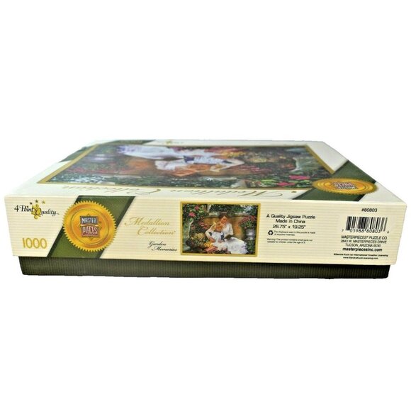 MasterPieces Medallion Collection Garden Memories by Sandra Kuck 1000 Pieces - Picture 4 of 8